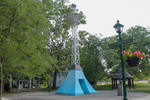 Old River Park Swimming Pool Light Tower